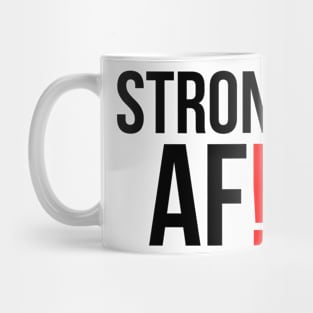 Strong AF gym weights fitness Mug